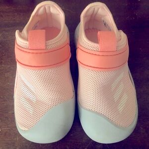 Adidas swim shoes, toddler size 8. Kiddo loved them!